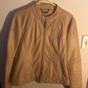 Faux leather jacket